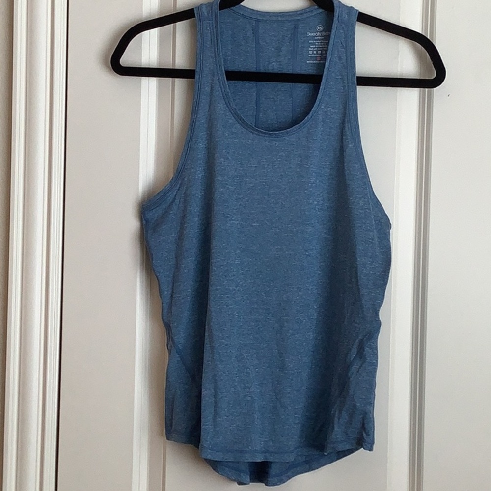 Sweaty Betty London heather blue workout tank in size XS